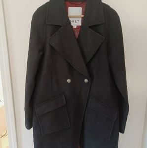 NWT Anthropologie NVLT Coat Black Large